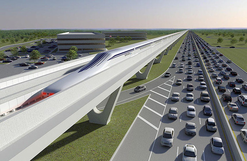 New Jersey maglev rendering