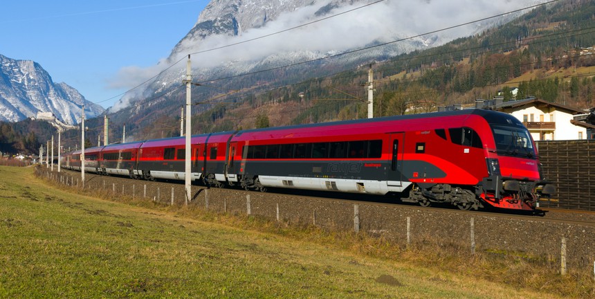 Austria OBB Railjet Siemens Viaggio Comfort high-speed train