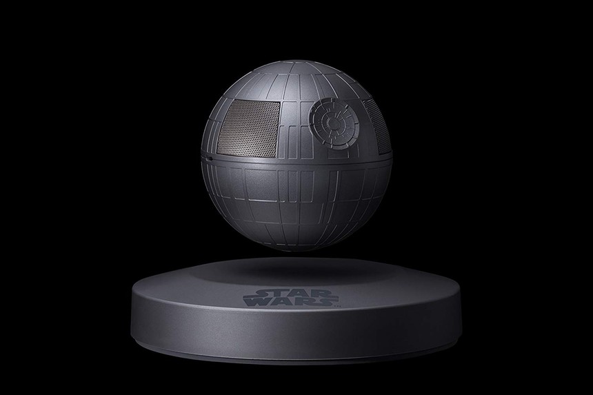 Magnetically levitated Star Wars Death Star