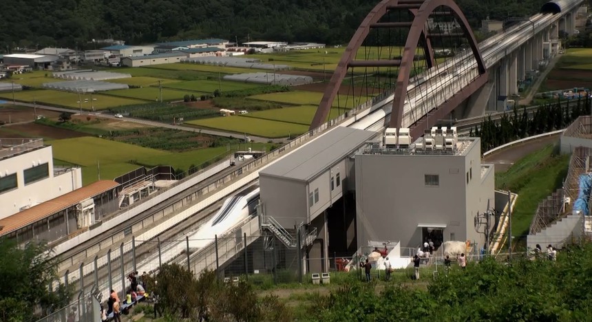 L-Zero Japan maglev test