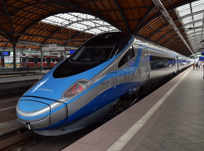 Poland Pendolino ED250 high-speed train