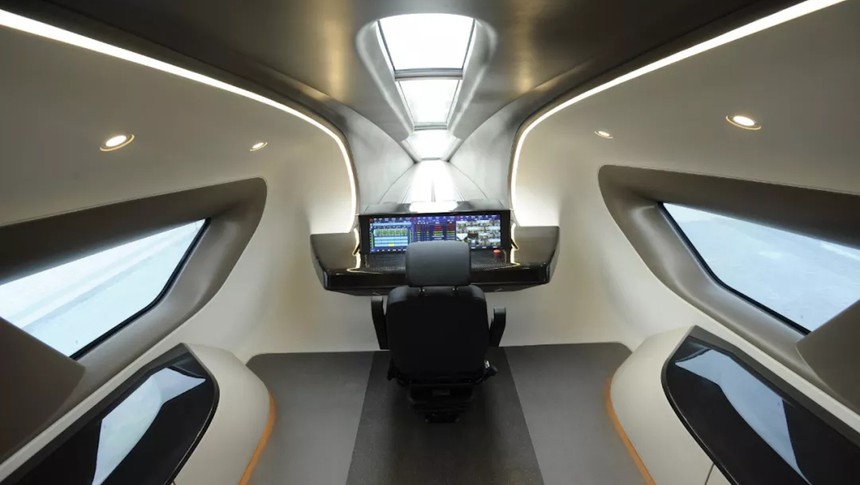 China High Speed Maglev Cockpit