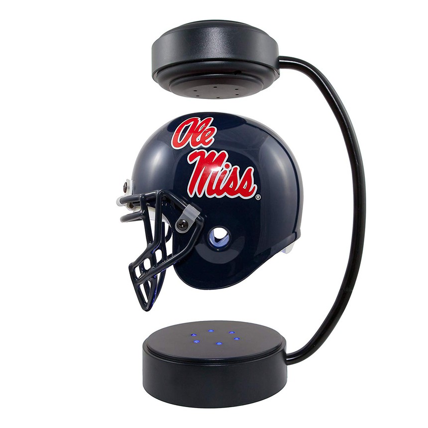 Hovering Ole Miss Football Helmet