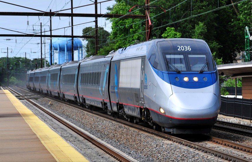 USA Amtrak Acela Express high-speed train