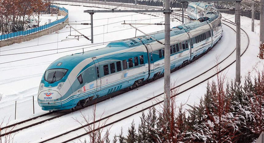 Turkey TCDD HT80000 high-speed train