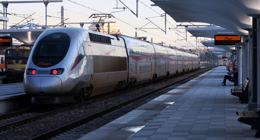 Morocco Al-Boraq Alstom RGV2N2 High-Speed Train