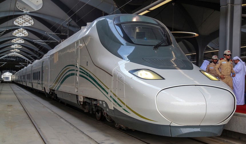 Saudi Arabia Talgo 350 SRO high-speed train