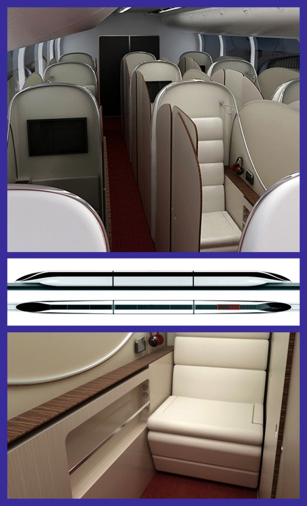 Maglev luxury interior